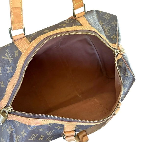 Louis Vuitton Monogram Sac Souple 45 with Luggage Tag & Lock Set - Picture 4 of 9